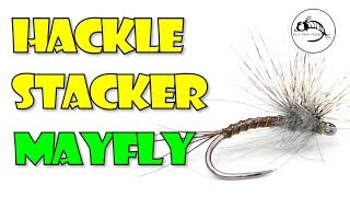 Fly Tying Tutorial Mayfly Hackle Stacker  EMERGER or DRY [upl. by Yra]