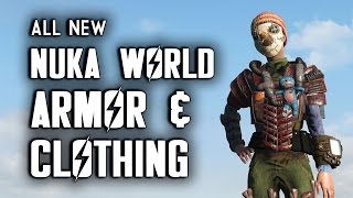 All Nuka World Armor Clothing Hats amp Eyewear  Nuka World Fallout 4 [upl. by Vilhelmina258]