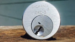 UChange User Rekeyable Lock  Pick amp Gut [upl. by Onitsirc]