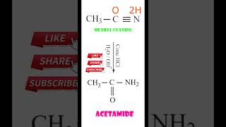 Partial Hydrolysis of Methyl cyanide  Preparation of Acetamide  Organic Chemistry  Class 12 [upl. by Nohsav]