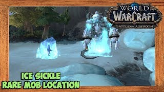 World of Warcraft Ice Sickle Rare Mob Location [upl. by Oinafipe275]