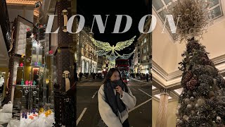 LONDON VLOG • CHRISTMAS IN LONDON SHOPPING AT HARRODS WINTER WONDERLAND • VLOGMAS 2023 [upl. by Katine]