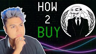 How to Purchase Anonymous Token on Solana  ANON [upl. by Arvad38]