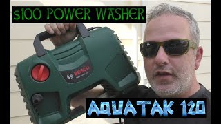 100 power washer  Bosch Aquatak 120  Aquatak 1700 Canadareview [upl. by Virgina656]