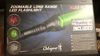 Odepro kl52 plus Zoomable Hunting Flashlight remake video [upl. by Pietro997]