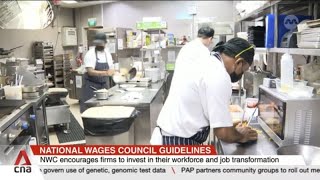 National Wages Council recommends at least S100 pay rise for lowerwage workers in coming year [upl. by Teriann]