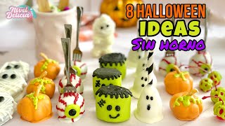 🎃 8 POSTRES SIN HORNO de HALLOWEEN para VENDER y GANAR DINERO desde CASA 🤑 ASOMBRA a tus CLIENTES‼️ [upl. by Elbys640]