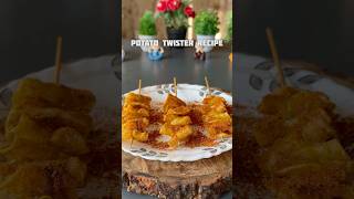 Trending recipe of crispy potato twister shorts potato recipe crispy snacks [upl. by Redna]