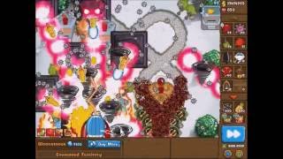 Bloons Monkey City Contested Territory Snow Terrain R100 [upl. by Sandell119]