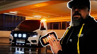 CRUISE LIGHT WIRELESS CONTROLLER IN ACTION – VOLKSWAGEN CADDY – STRANDS LIGHTING DIVISION [upl. by Mufi]