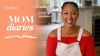 Tamera MowryHousley on Mom SelfCare School Morning Routine and Present Parenting  Mom Diaries [upl. by Ayifa]