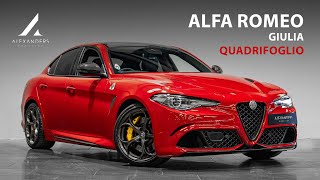 Alfa Romeo Giulia Quadrifoglio  Walkaround [upl. by Florenza]