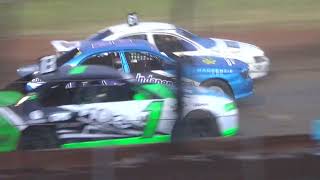 production sedans Aus title heat 35 part 2 Kingaroy speedway 17042022 [upl. by Nagem548]