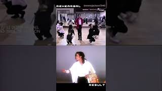 Michael Jackson Black or White Dance Rehearsal and Result [upl. by Mastat824]