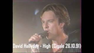 David Hallyday  High Live Cigale 26101991 [upl. by Ecyor42]