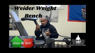 Gym Equipment Review Weider Olympic Workout Bench [upl. by Phedra570]