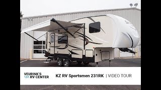 2019 KZ RV Sportsmen 231RK  Rear Kitchen Fifth Wheel  Veurinks RV Center [upl. by Nnylkoorb]