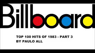 BILLBOARD  TOP 100 HITS OF 1983  PART 35 [upl. by Marteena]