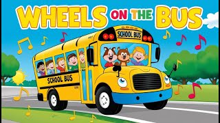 Wheels on the bus song  Kids Songs  Nursery rhymes [upl. by Yonah51]