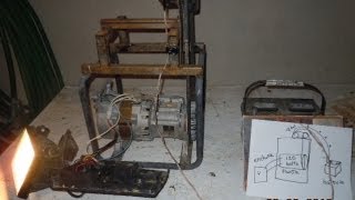 Como hacer electricidad gratis de 12 a 120 volts tutorial [upl. by Enihsnus]