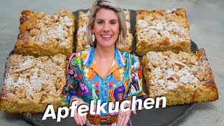 Der beste Apfelkuchen vom Blech  so einfach amp saftig  Felicitas Then [upl. by Magner]