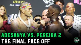 Israel Adesanya vs Alex Pereira 2 Final Face Off  UFC 287 [upl. by Wootten121]