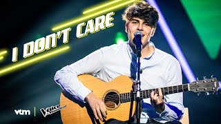 Ilias  I Dont Care  The Blind Auditions  The Voice van Vlaanderen  VTM [upl. by Cogen629]