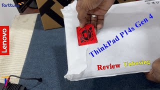 Lenovo ThinkPad P14s Gen 4 Core i7 13th Gen Unboxing and Review  Upgrade Options [upl. by Lennor]