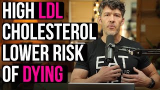 High LDL Cholesterol  Lower Risk of Death NEW 22 Year Study [upl. by Derfniw932]