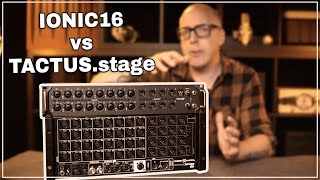 Ionic vs Tactus  Soundgrid stage boxes [upl. by Uriisa]