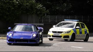 Supercars in Alderley Edge June 2024  Aventador SVJ x2 F12 SF90 spider 812 x4 [upl. by Ellatnahc]