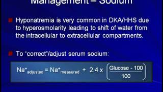 Hyperglycemic Crises DKA and HHS  Part 2 of 2 [upl. by Pournaras255]