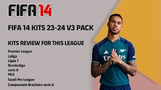 FIFA 14 Kits Season 202324  FIFA 14 Squads Update October 2023  FIFA 14 Update Kits 202324 [upl. by Perdita548]