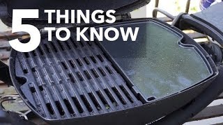 Weber Q Griddle 5 Things to Know [upl. by Odraude]