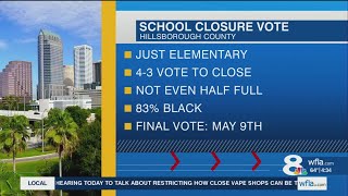 Hillsborough School Board votes to close Tampas Just Elementary School [upl. by Tirb147]