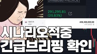 시나리오적중 5억 수익 비트코인 상승전 눌림일건가 대하락직전 징조일것인가 궁금하시다면 클릭 [upl. by Sirromad]