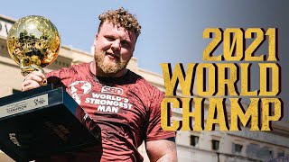 2021 SBD Worlds Strongest Man Winner  Tom Stoltman [upl. by Assirol755]