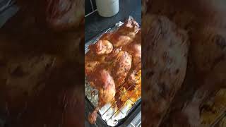 Roast Chicken 🍗 🐔 cooking food [upl. by Salsbury]