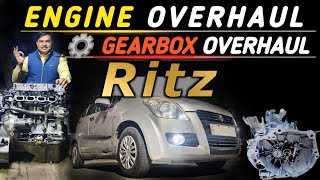 Maruti Suzuki Ritz  Engine amp Gearbox Overhaul by Sajjan Lal Car Mechanic [upl. by Halimak]