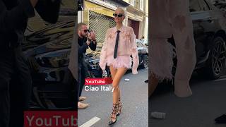 VALENTINO 🌹Best Looks Street Style 🇫🇷PARIS parisfashionweek shorts valentino pfw23 [upl. by Lethia]