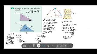 1BCD Determine o valor de x nos triângulos retângulos [upl. by Nahtnamas53]