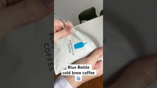 Blue Bottle cold brew coffee 🌀 asmr coffee coffeelifestyle coffeelover brewcoffee lifestyle [upl. by Musa]