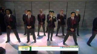 Warblers  Raise Your Glass on the Today Show [upl. by Fem]