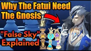 Why The Fatui Need The 3rd Descender amp Gnosis False Sky In Teyvat Explained Genshin Impact Theory [upl. by Oicanata]