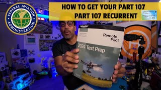 How to get your Part 107  How to get your part 107 recurrent exam Prepware 2024 Remote Pilot test [upl. by Diraf]