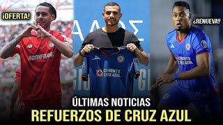 ¡ULTIMAS NOTICIAS EN CRUZ AZUL SE BUSCAN MÁS REFUERZOS PRESENTACIÓN DE GIAKOUMAKIS Y MONTAÑO [upl. by Aieken]