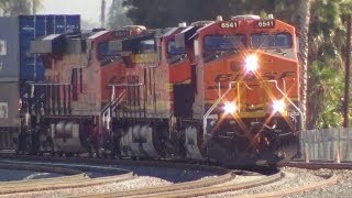 Another amazing weekend of railfanning with BNSF Amtrak Union Pacific and Metrolink [upl. by Leanne]