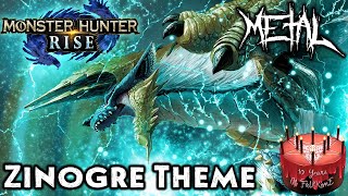 Anniversary Monster Hunter Rise  Zinogre Theme 【Intense Symphonic Metal Cover】 [upl. by Ettennaj]