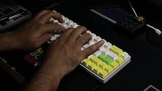 KTT Hyacinth switches sound test on tester 68 testing keyboard [upl. by Asimaj]