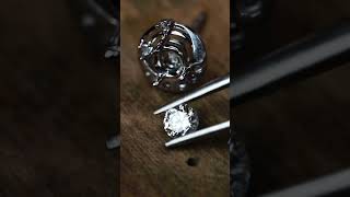 Making a crescent diamond earning blingblingjewelry handmade [upl. by Icats]